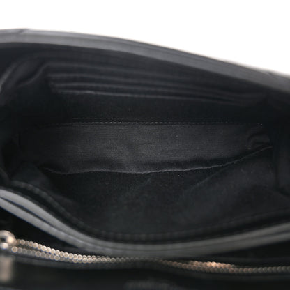 Saint Laurent Calfskin Y Quilted Monogram Toy Loulou Crossbody Bag Black 5 of 10