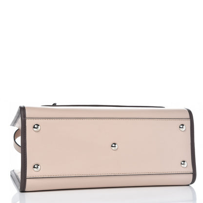Fendi Vitello Century Mangrove Snakeskin F is Fendi Bi-Color Small Runaway Satchel Soap Moresco Poudre 4 of 8