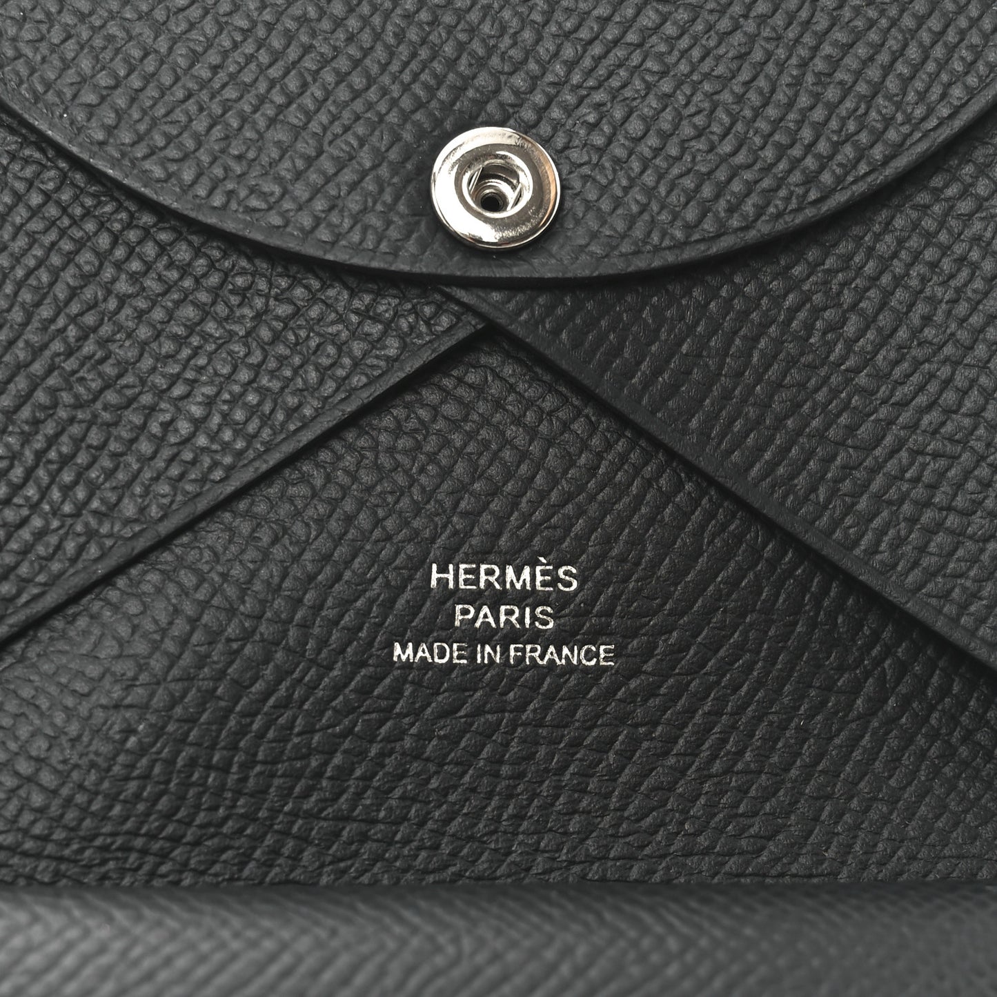 Epsom Calvi Duo Card Case Black