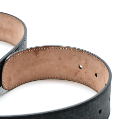 Gucci GG Supreme Monogram Interlocking G Belt 80 32 Black Grey 7 of 7