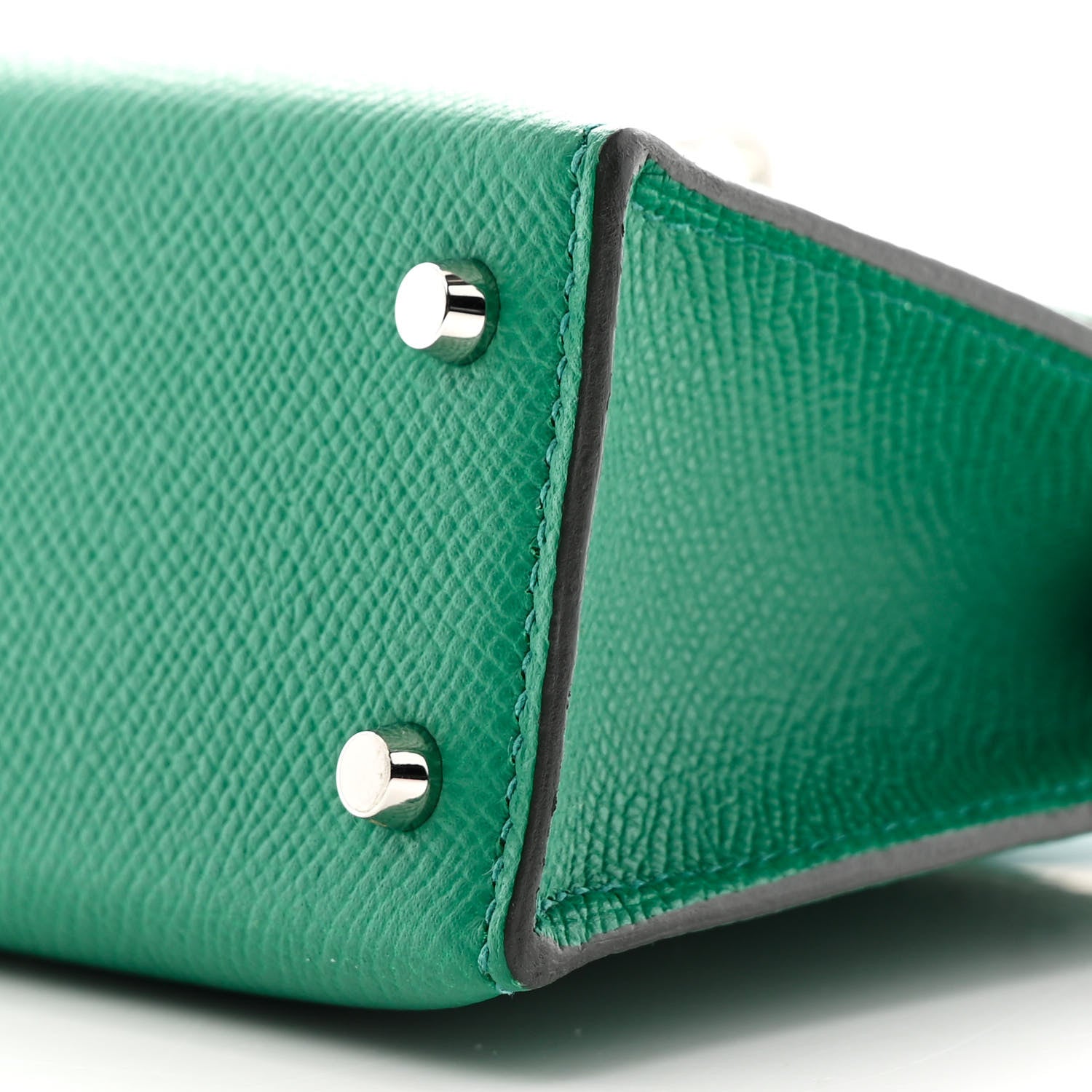Hermes Epsom Mini Kelly Sellier 20 Vert Vertigo 10 of 10