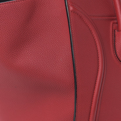 Celine Grained Calfskin Medium Phantom Luggage Burgundy 7 of 11