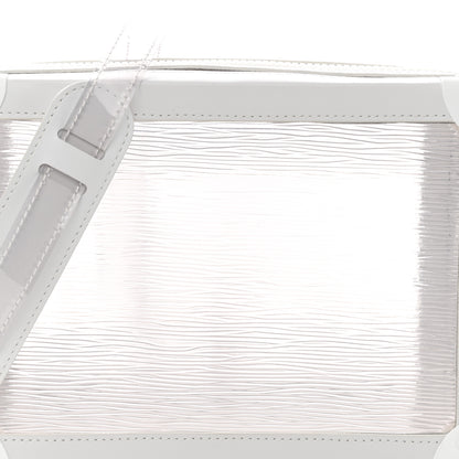 Louis Vuitton Calfskin PVC Epi Plage Soft Trunk Optic White 7 of 12