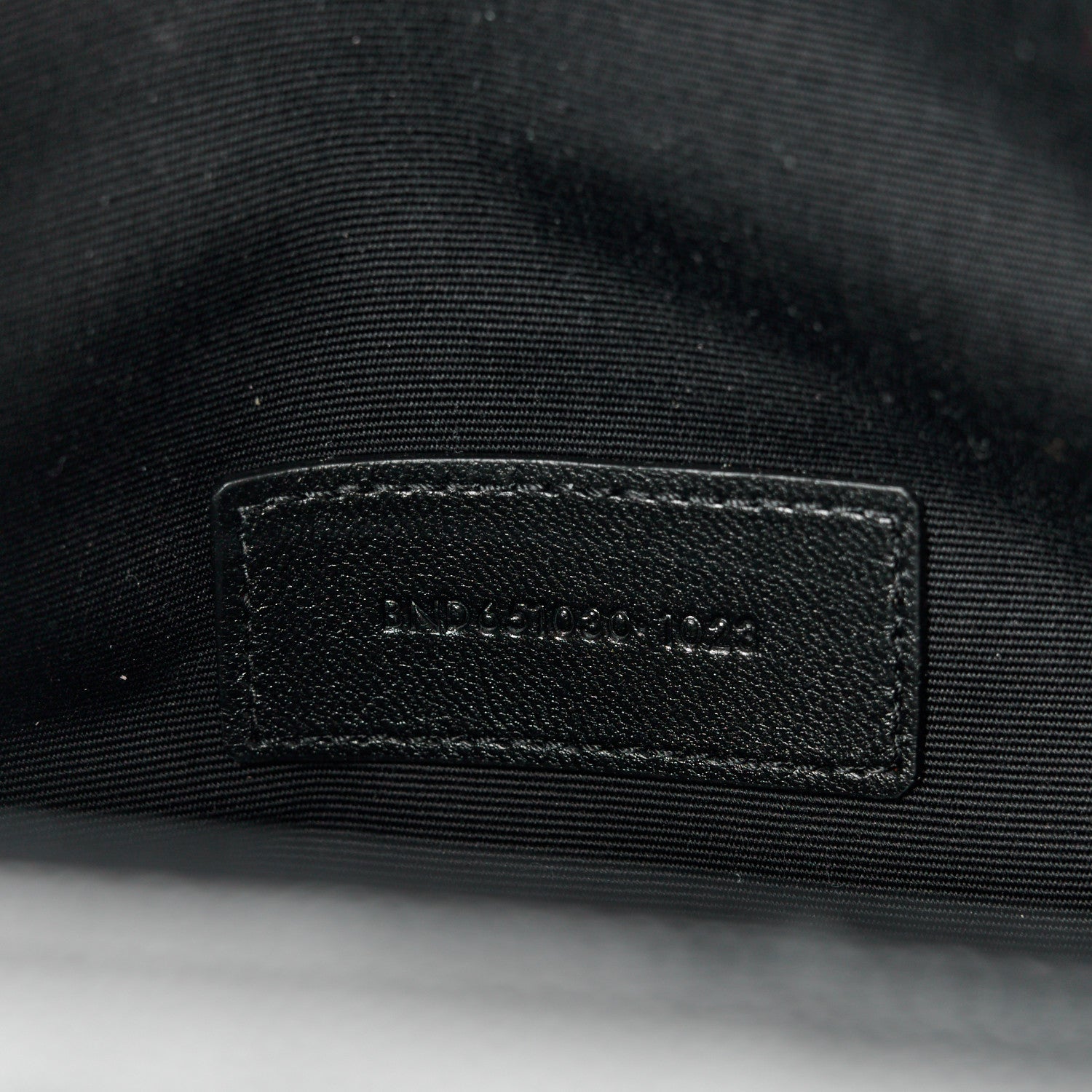 Saint Laurent Grain De Poudre Textured Mixed Matelasse Triquilt Monogram Clutch Black 7 of 8