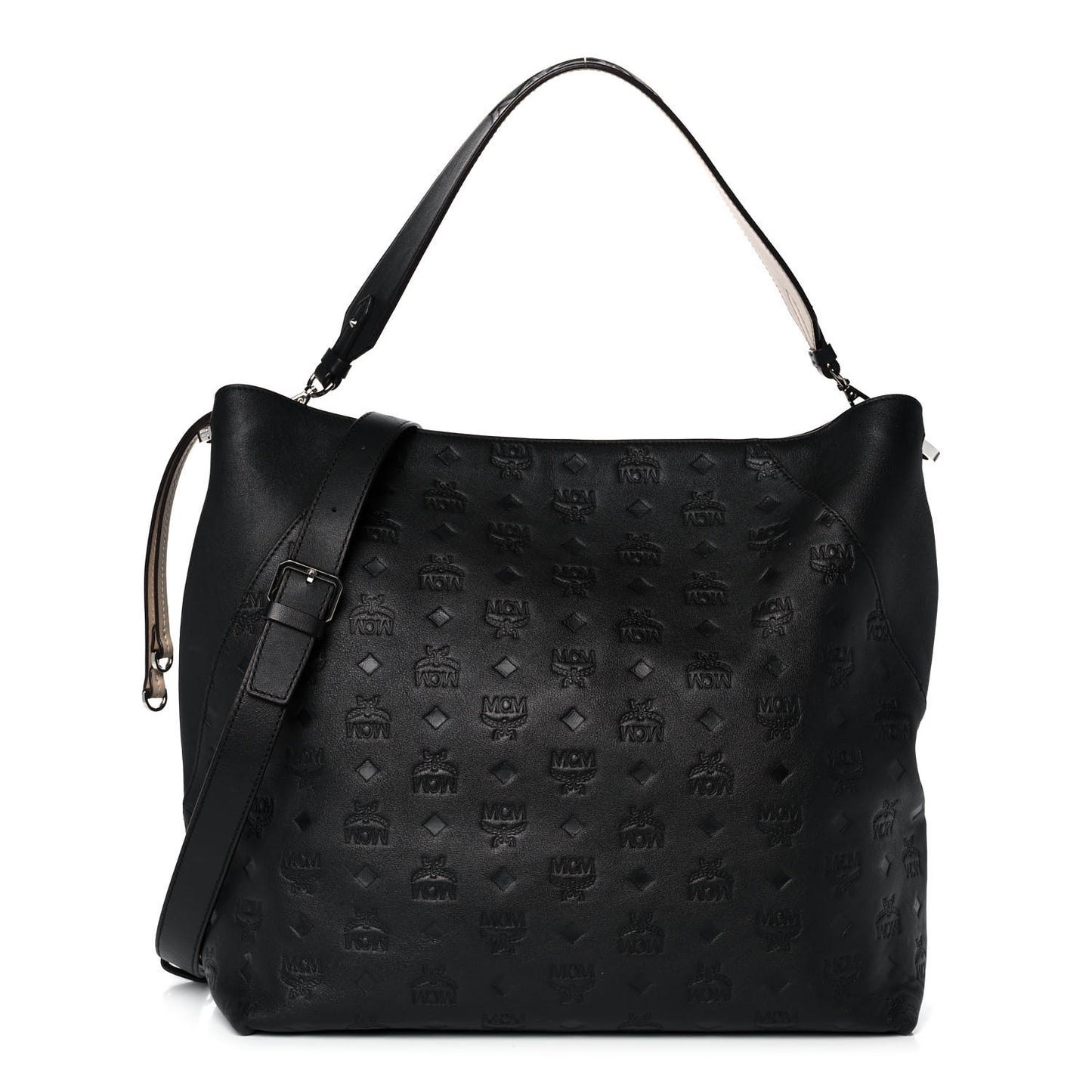 Calfskin Ottomar Large Klara Hobo Black