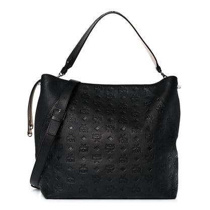 MCM Calfskin Ottomar Large Klara Hobo Black 1 of 14