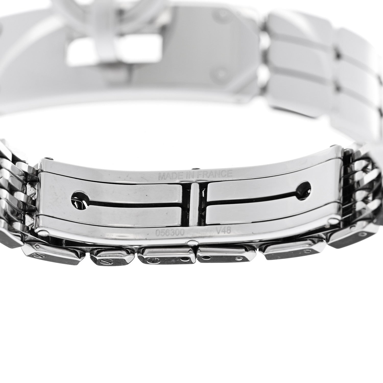 Hermes Stainless Steel Diamond 16mm Kelly Quartz Watch 4 of 5