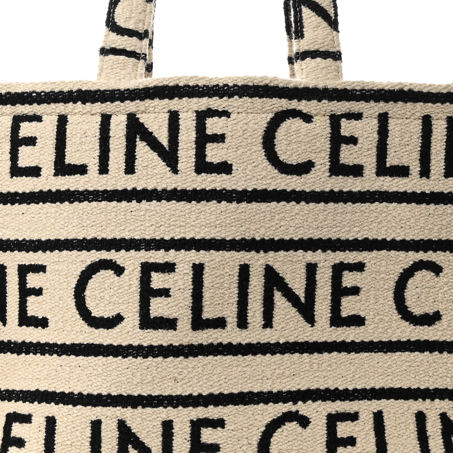 Celine Canvas Large All Over Cabas Thais 7 of 10