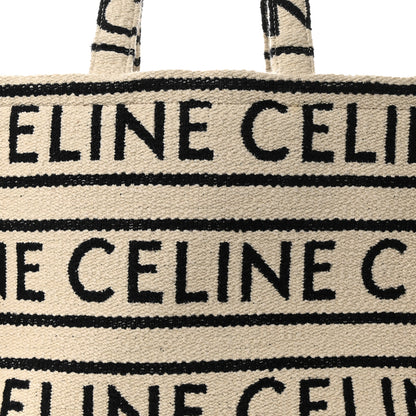 Celine Canvas Large All Over Cabas Thais 7 of 10