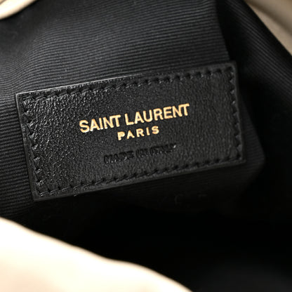 Saint Laurent Lambskin Matelasse Monogram Medium Jamie 4.3 Pochon Crema Soft 7 of 11