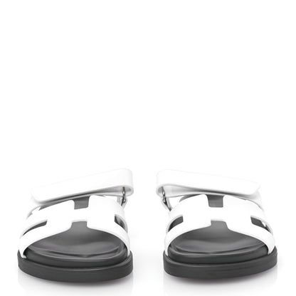 Hermes Calfskin Womens Chypre Sandals 36 White 2 of 8