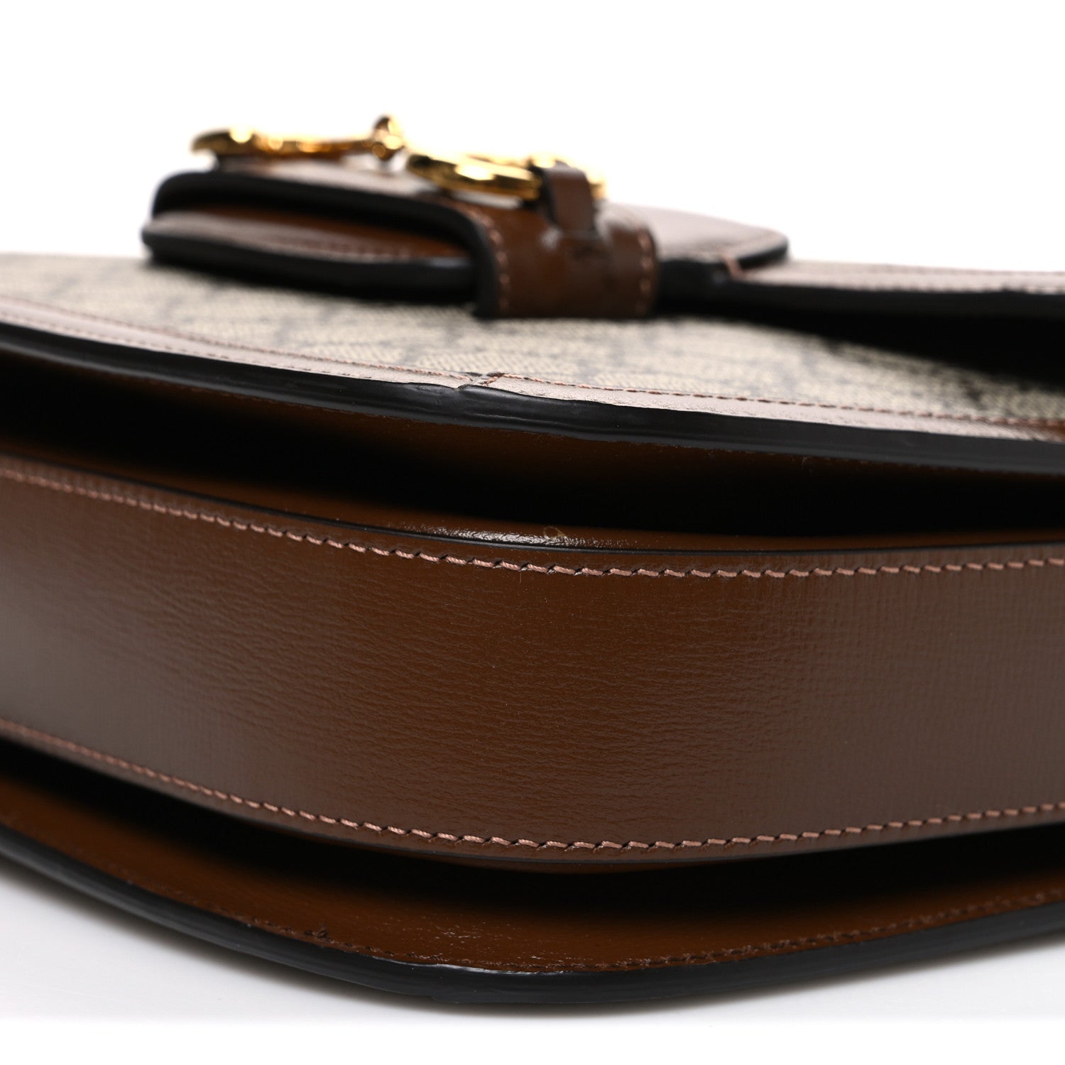 Gucci GG Supreme Monogram Horsebit 1955 Shoulder Bag Beige Brown Sugar 10 of 10