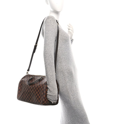 Louis Vuitton Damier Ebene Speedy Bandouliere 35 2 of 10