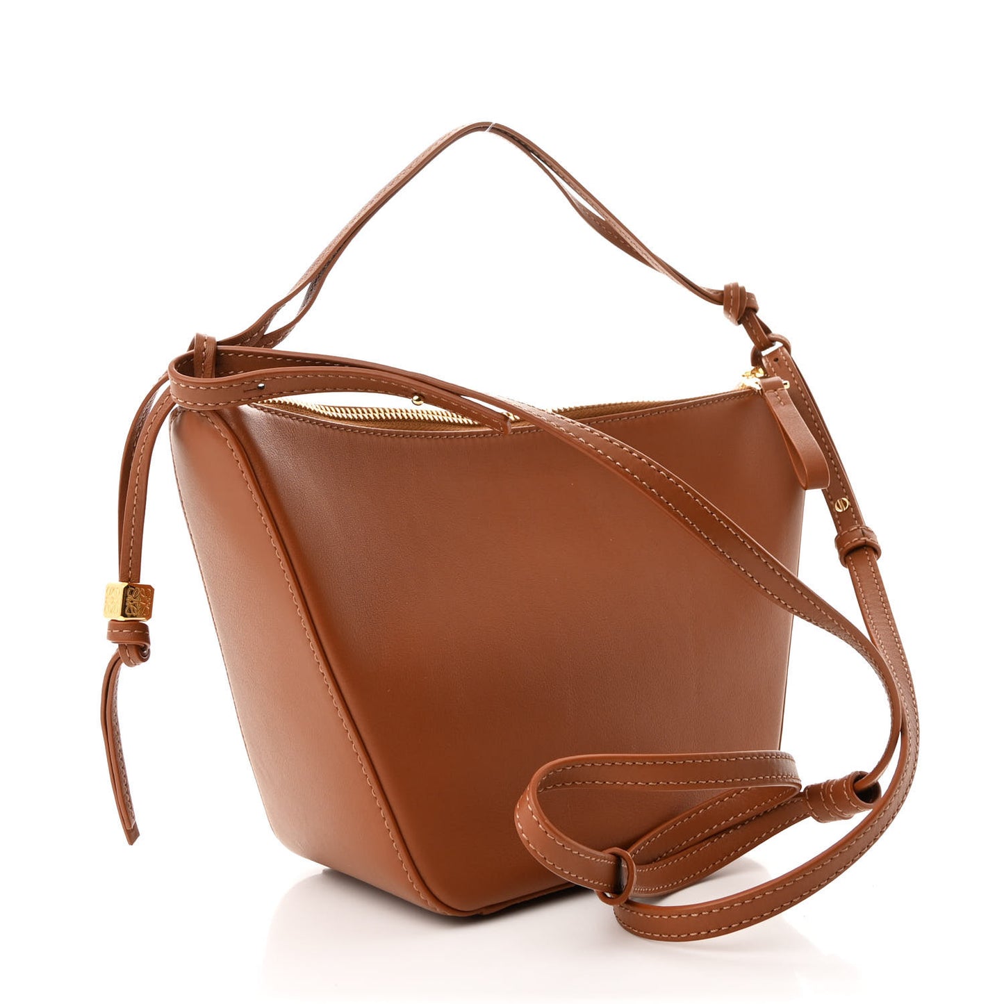 Calfskin Mini Hammock Hobo Tan