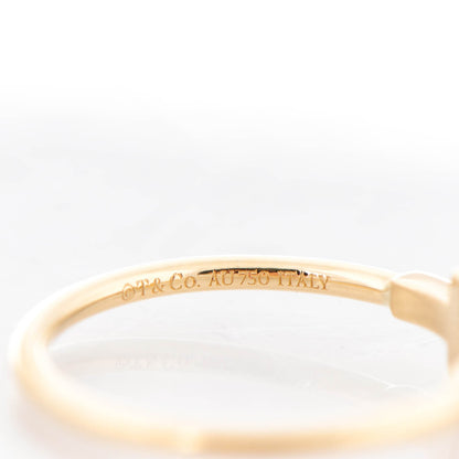 Tiffany 18K Yellow Gold T Wire Ring 10 4 of 4