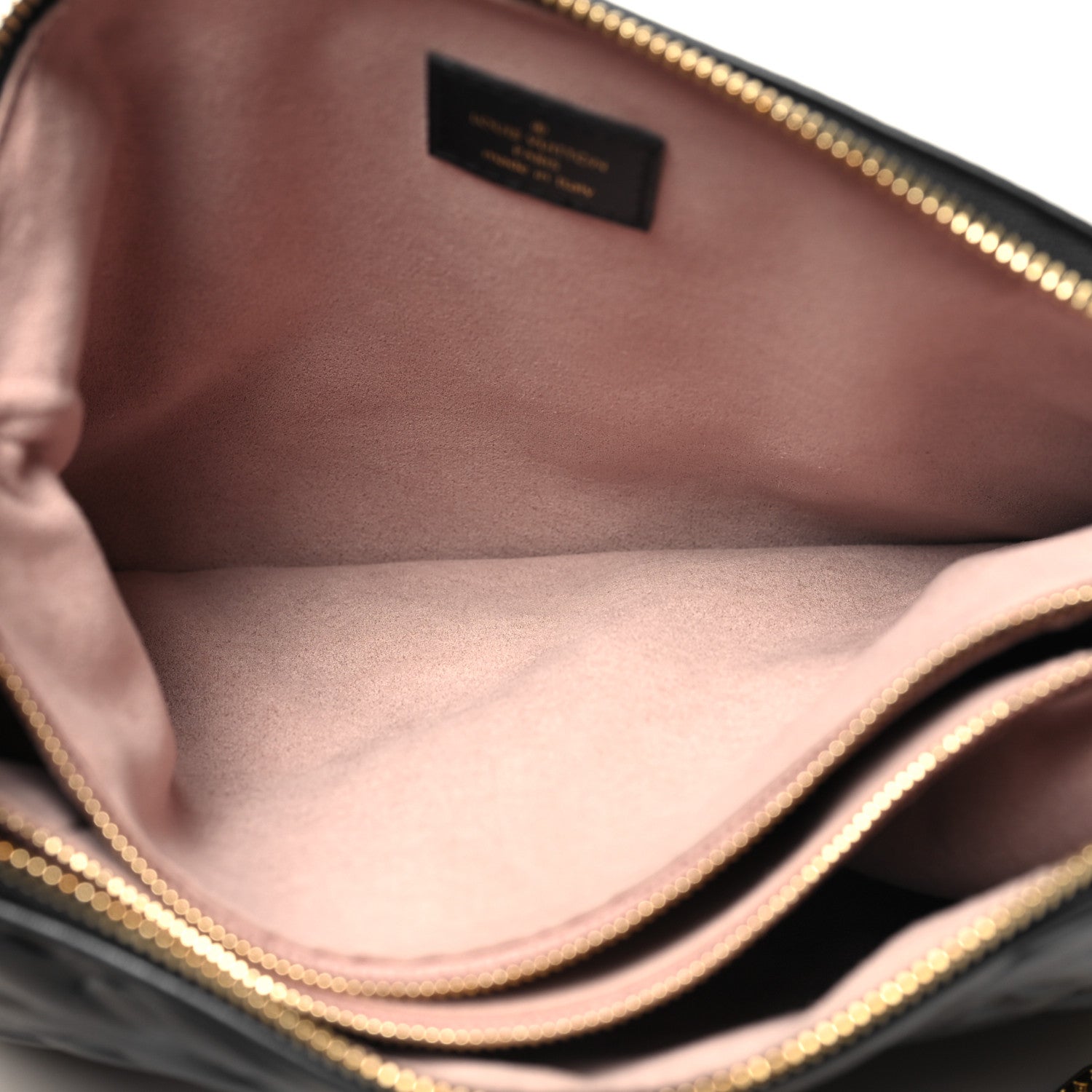 Louis Vuitton Lambskin Embossed Monogram Coussin PM Black 5 of 10