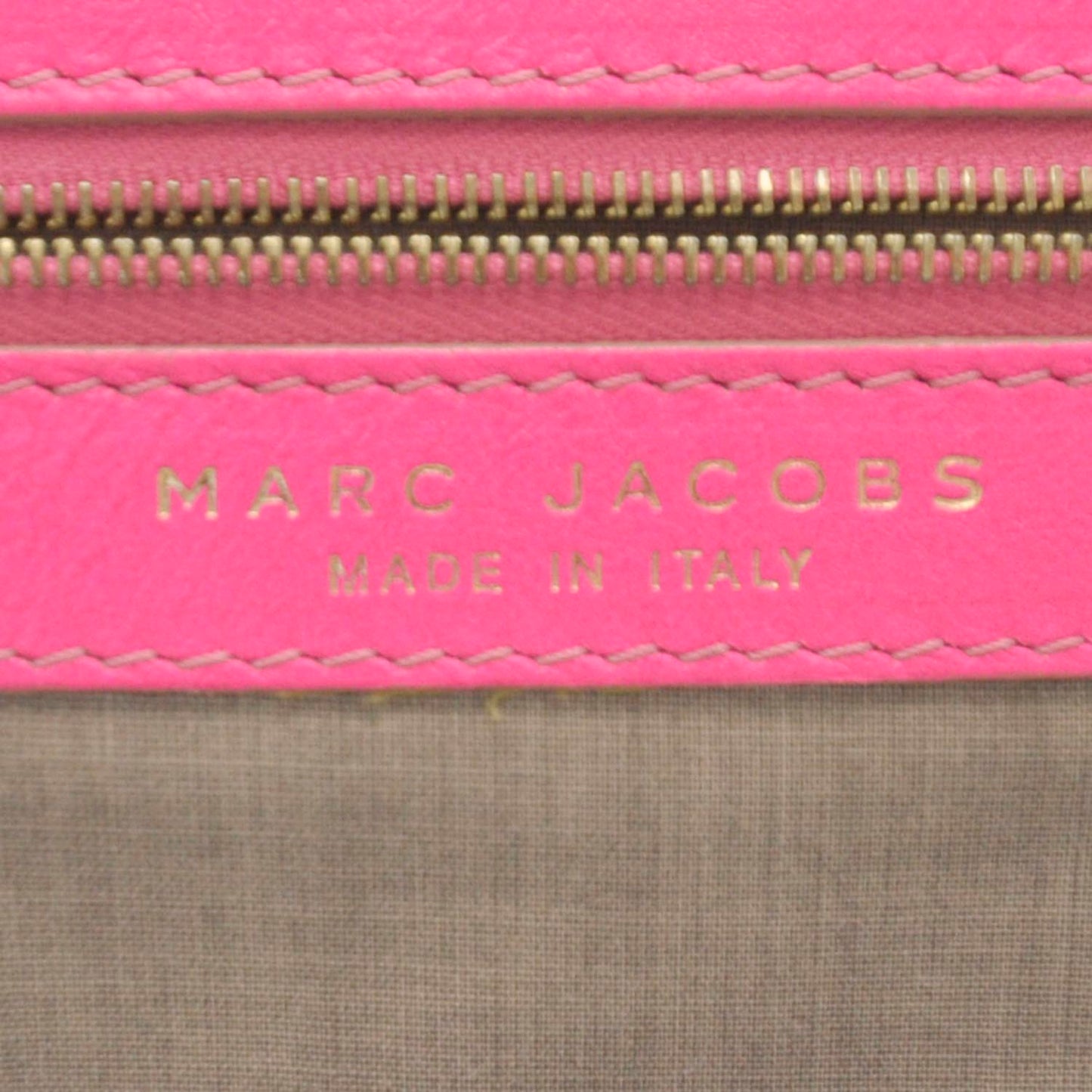 Quilted Leather Stam Fluo Pink