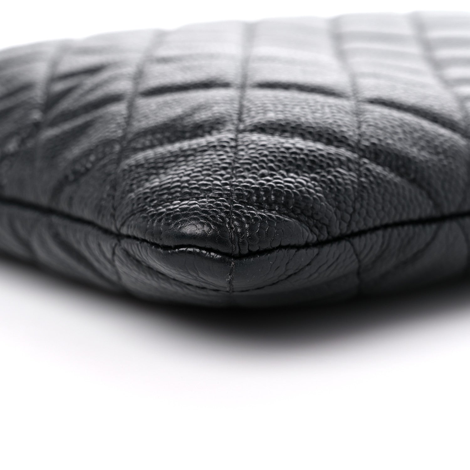 Chanel Caviar Quilted Large Cosmetic Case Black 8 of 9