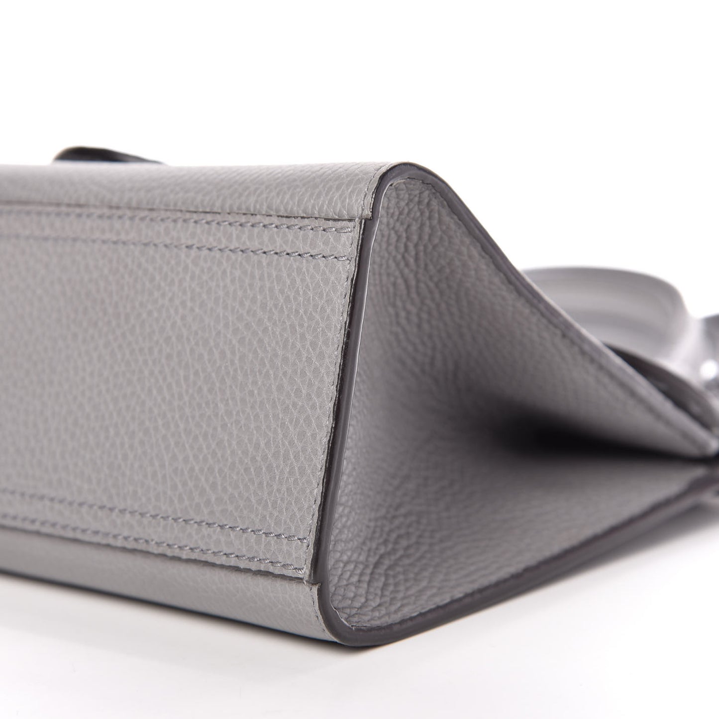 Cellarius Calfskin Mini GG Marmont Top Handle Bag Deep Grey