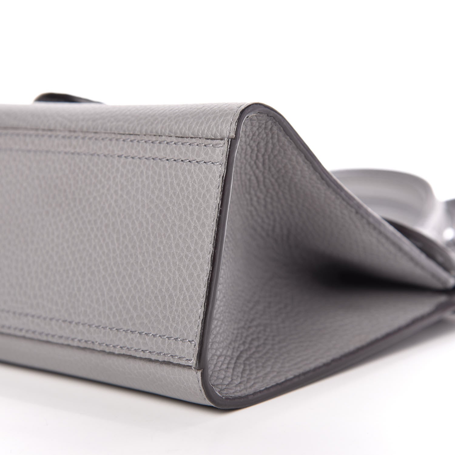Gucci Cellarius Calfskin Mini GG Marmont Top Handle Bag Deep Grey 7 of 10