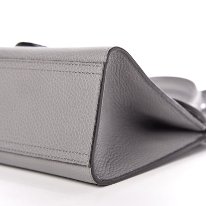 Gucci Cellarius Calfskin Mini GG Marmont Top Handle Bag Deep Grey 7 of 10
