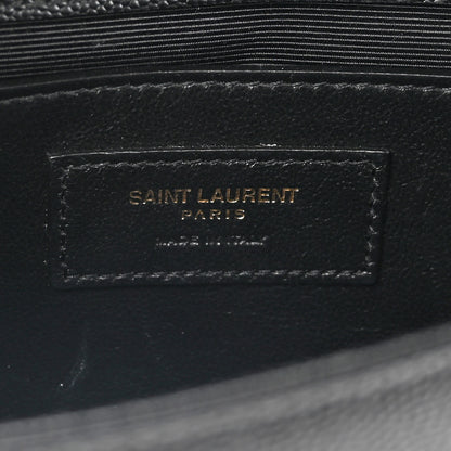 Saint Laurent Grain De Poudre Small Monogram Kate Satchel Black 5 of 11