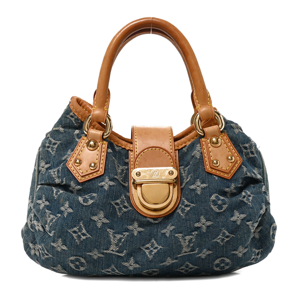 Monogram Denim Pleaty Blue