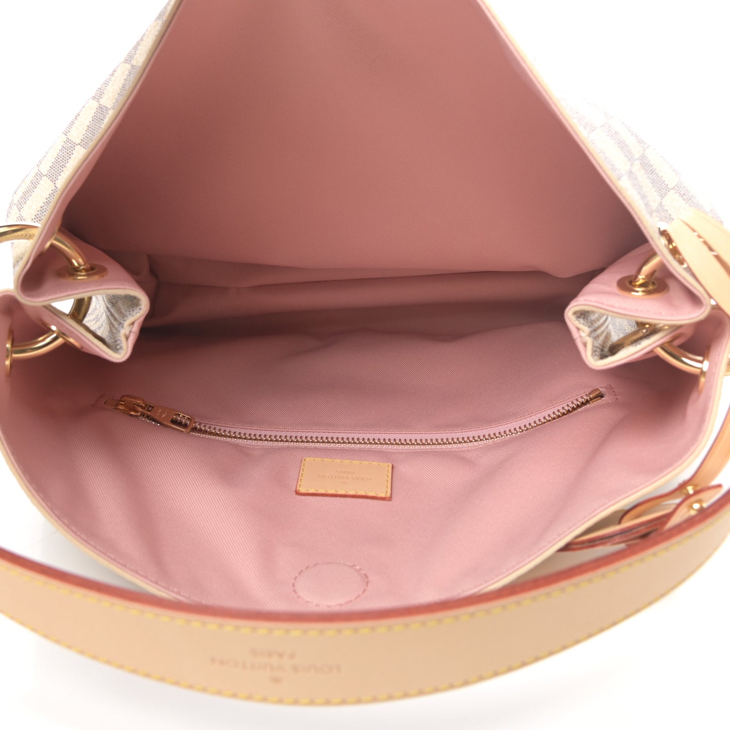 Damier Azur Graceful PM Rose Ballerine