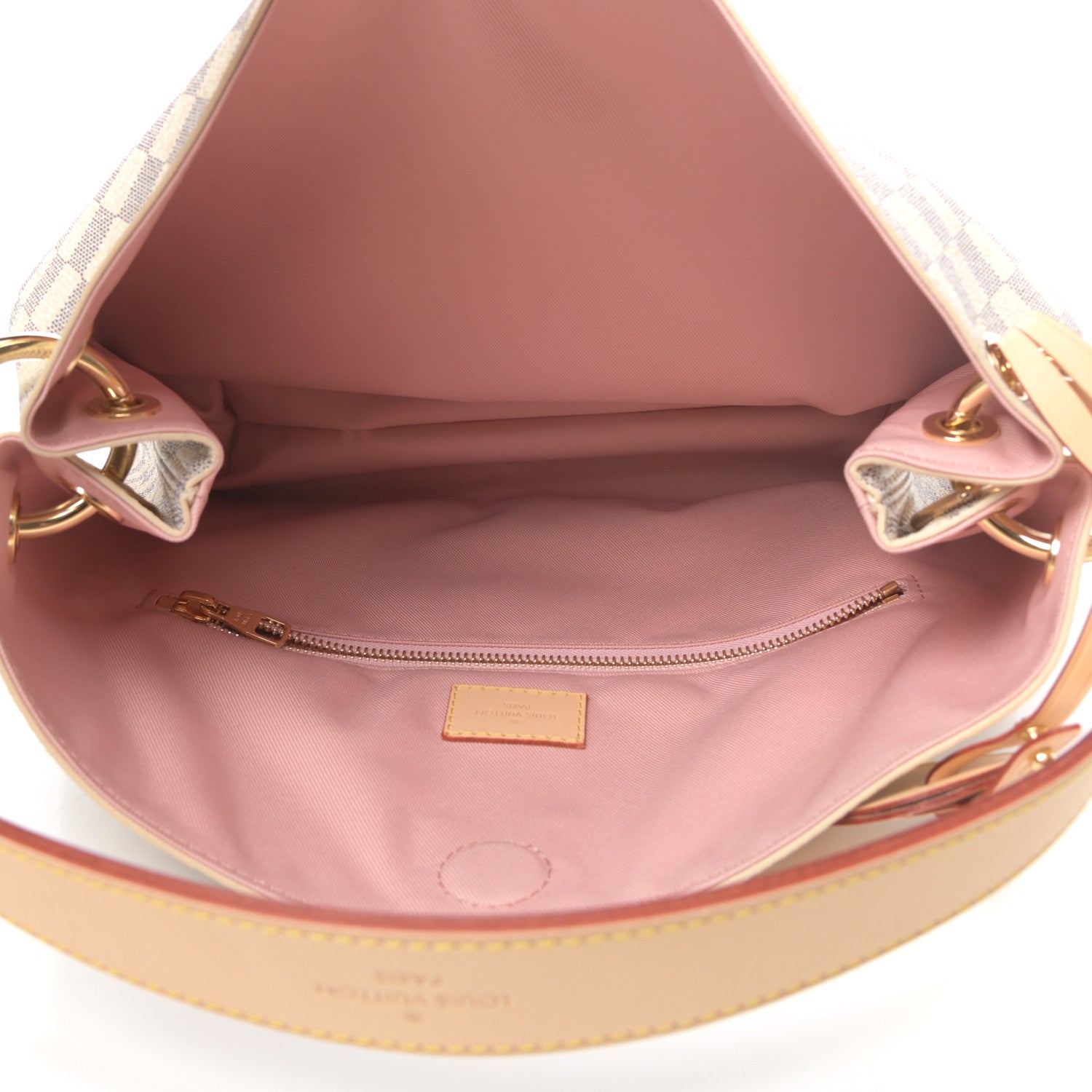 Louis Vuitton Damier Azur Graceful PM Rose Ballerine 5 of 9