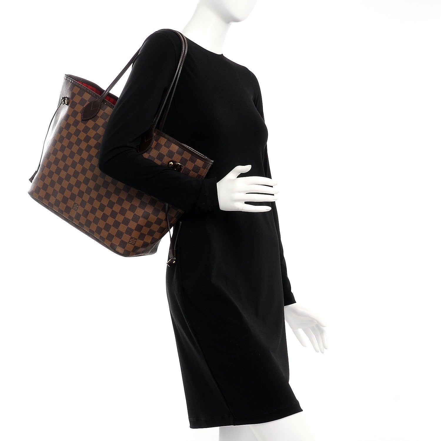 Louis Vuitton Damier Ebene Neverfull MM 2 of 17