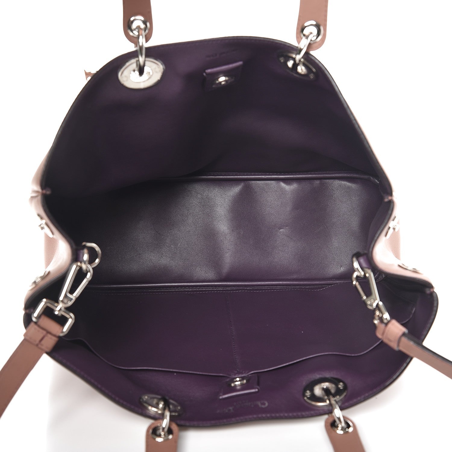 Christian Dior Smooth Calfskin Large Diorissimo Tote Petale 6 of 11