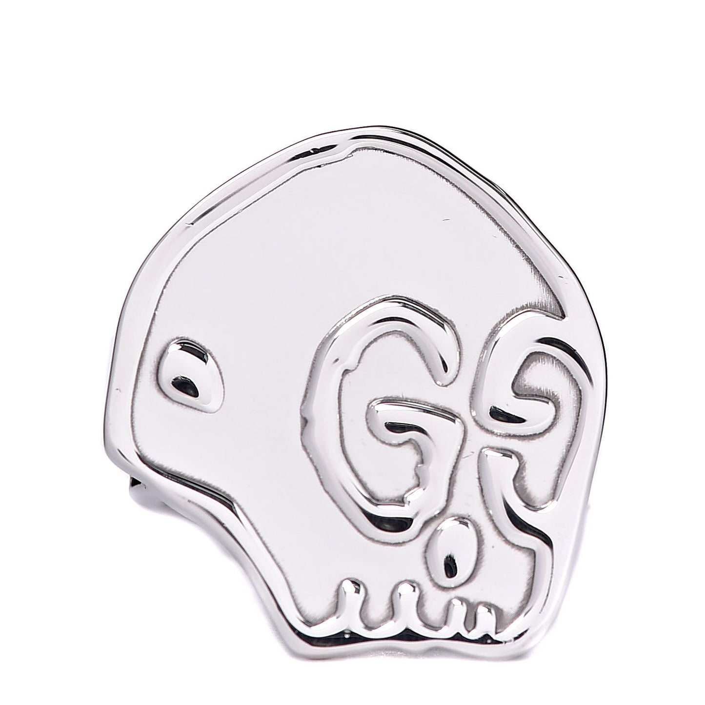 Sterling Silver GucciGhost Hamlet Skull Ring 55 7.25