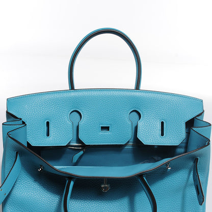Hermes Togo Birkin 35 Bleu Saint Cyr 24 of 26