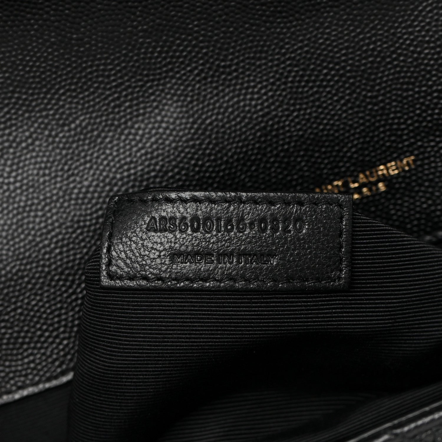 Saint Laurent Grain De Poudre Textured Mixed Matelasse Large Triquilt Monogram Satchel Black 7 of 12