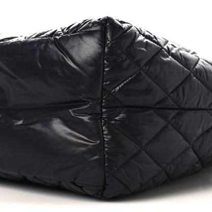 Chanel Nylon Quilted Small Coco Cocoon Tote Black 10 of 10