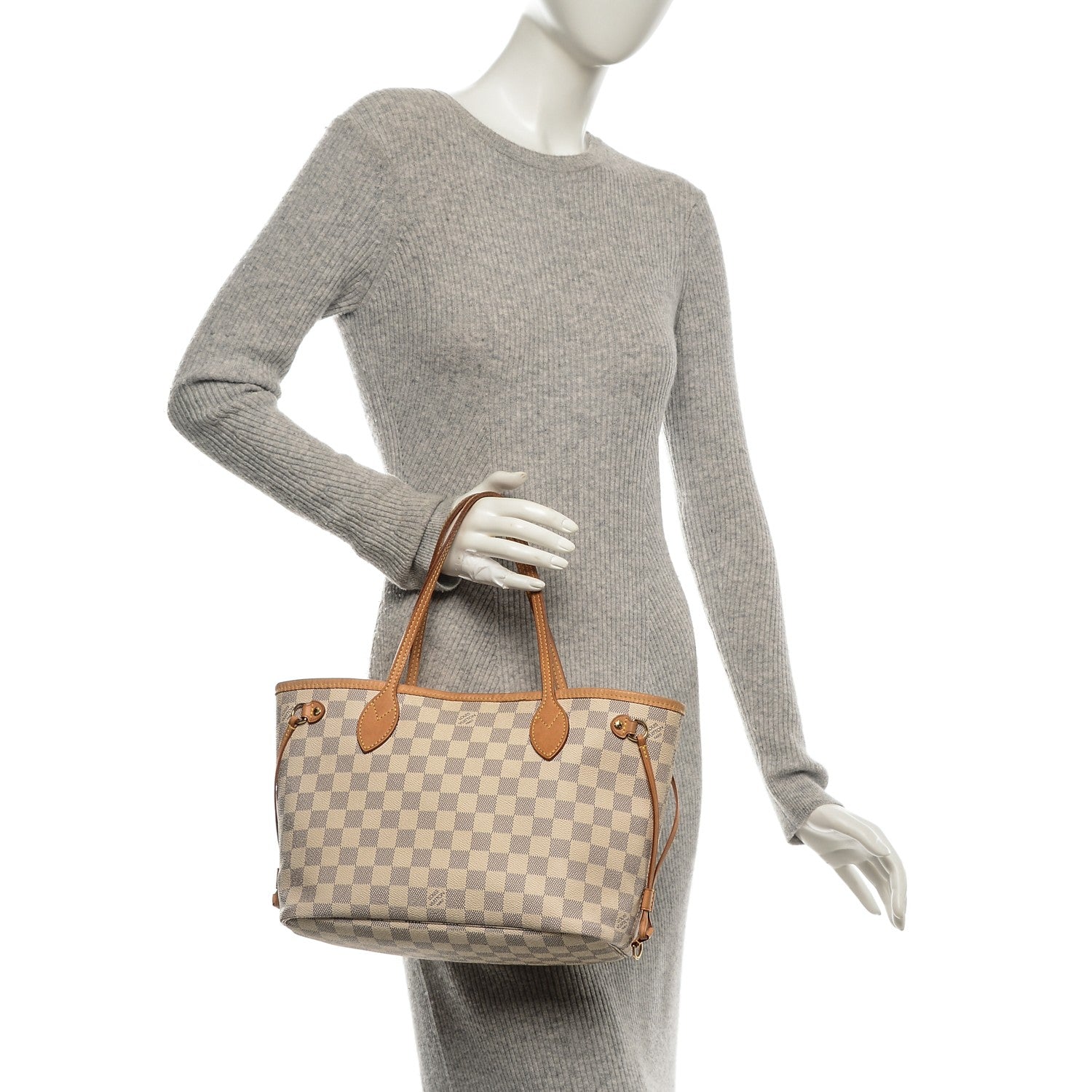 Louis Vuitton Damier Azur Neverfull PM 2 of 6