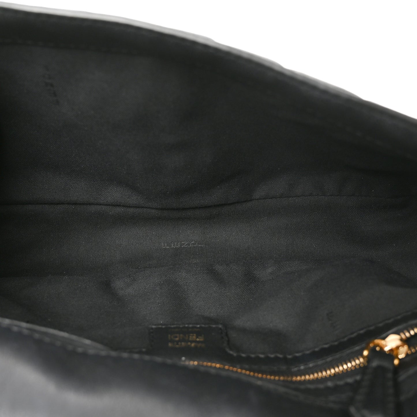 Nappa FF 1974 Embossed Baguette Black