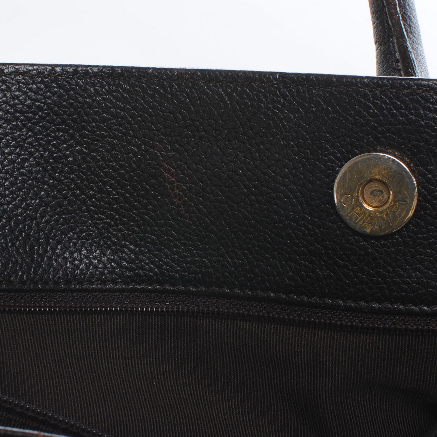 Caviar Cerf Shopper Tote Dark Brown