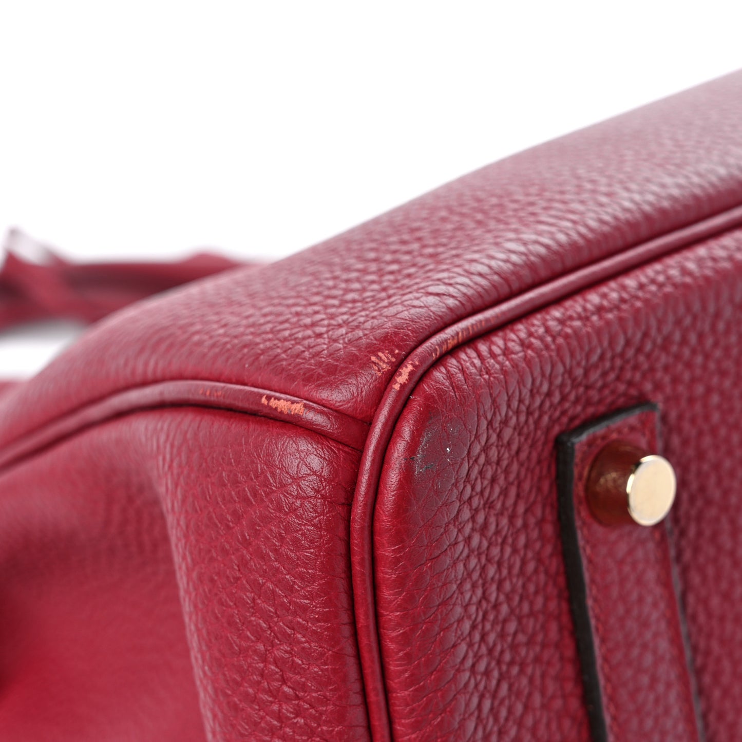 Togo Birkin 35 Rouge Grenat