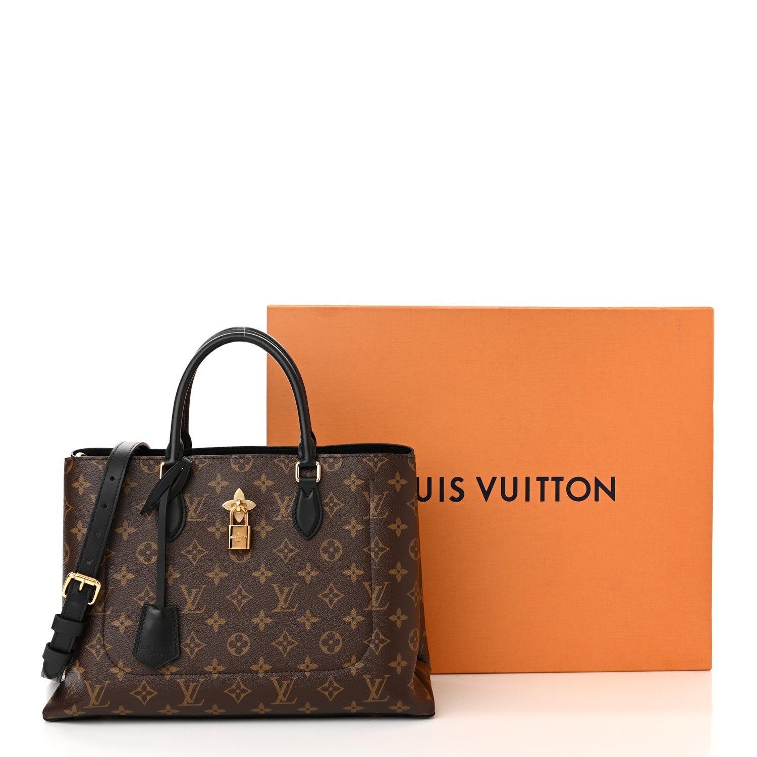 Louis Vuitton Monogram Flower Tote Black 10 of 10