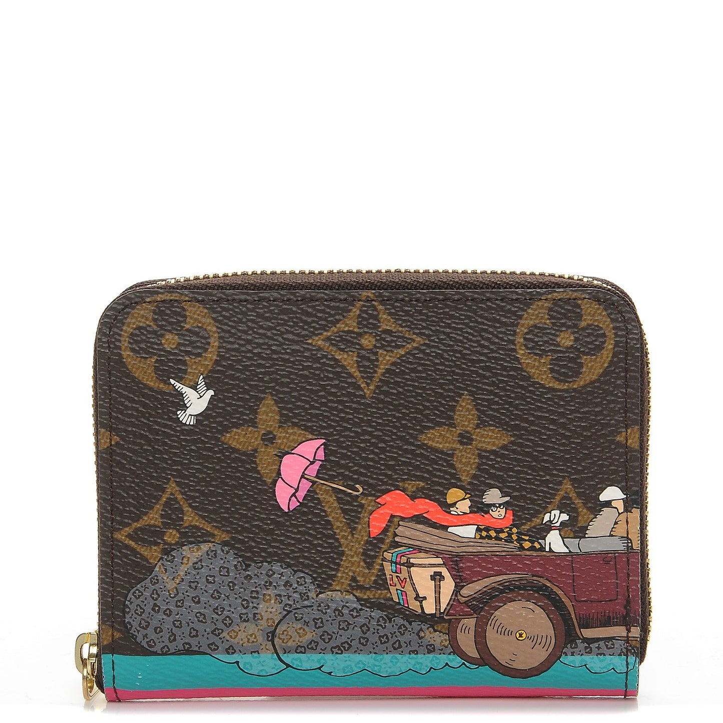Monogram 2015 Christmas Animation Zippy Coin Purse
