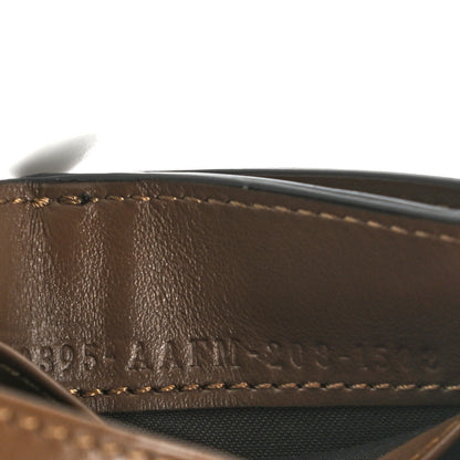 Fendi Vitello Soft F is Fendi Bi-Color FF 1974 Embossed Micro Tri-Fold Envelope Wallet Maya Black 7 of 8
