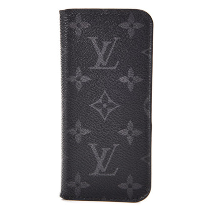 Louis Vuitton Monogram Eclipse iPhone 7 Folio Case 1 of 7