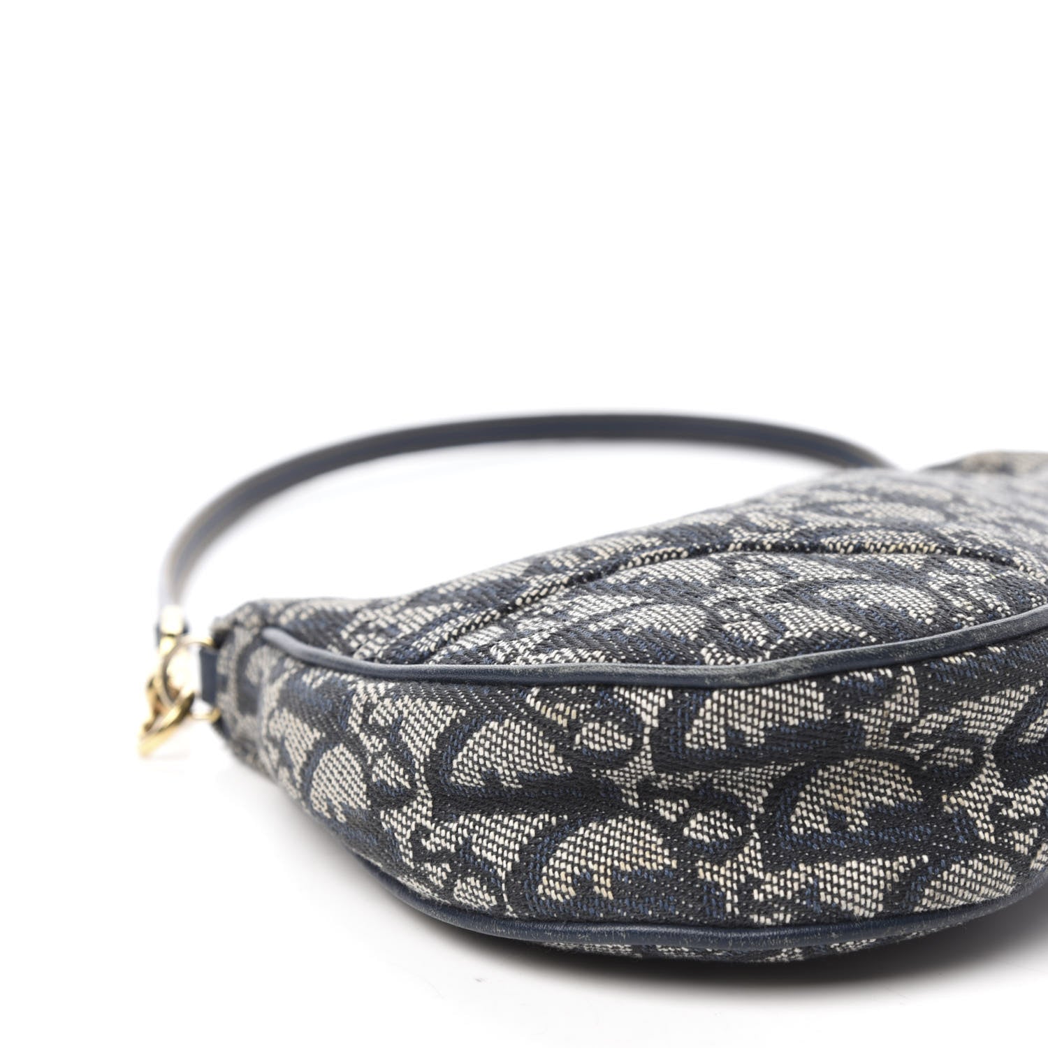 Christian Dior Monogram Mini Saddle Pochette Black 6 of 9