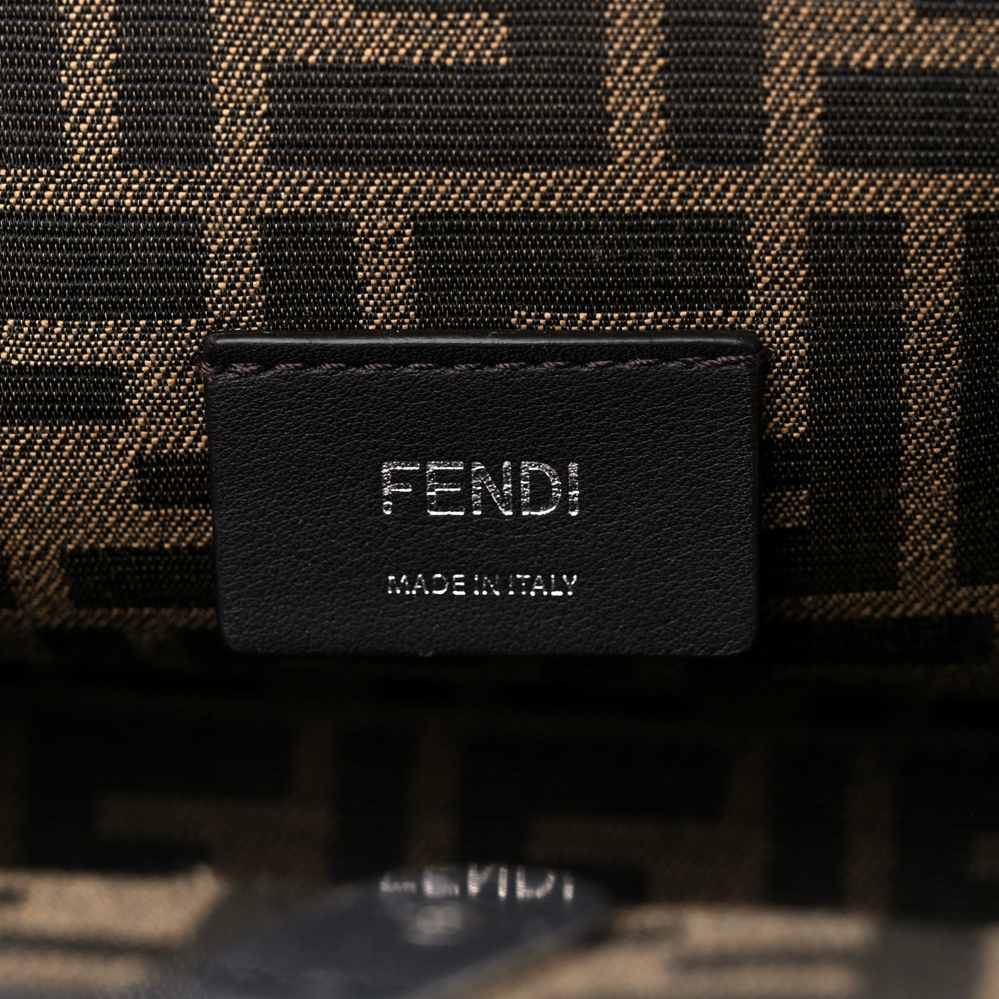 Nappa Suede Striped Inlay Small Fendi First Multicolor