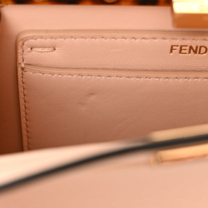 Fendi Shiny Nappa Plexiglass Petite Peekaboo I SEE U Satchel Light Rose 12 of 12