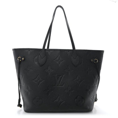 Louis Vuitton Empreinte Monogram Giant Neverfull MM Black 1 of 10