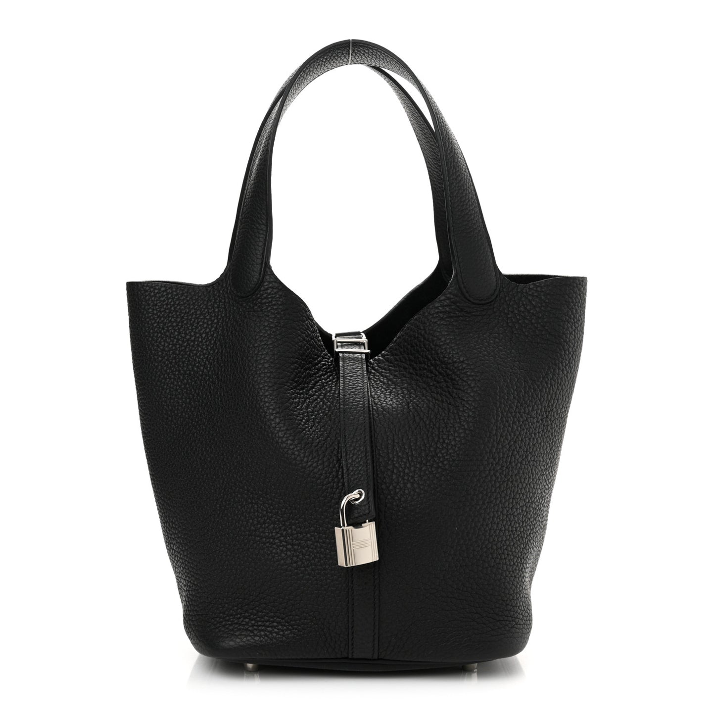 Taurillon Clemence Picotin Lock 22 MM Black
