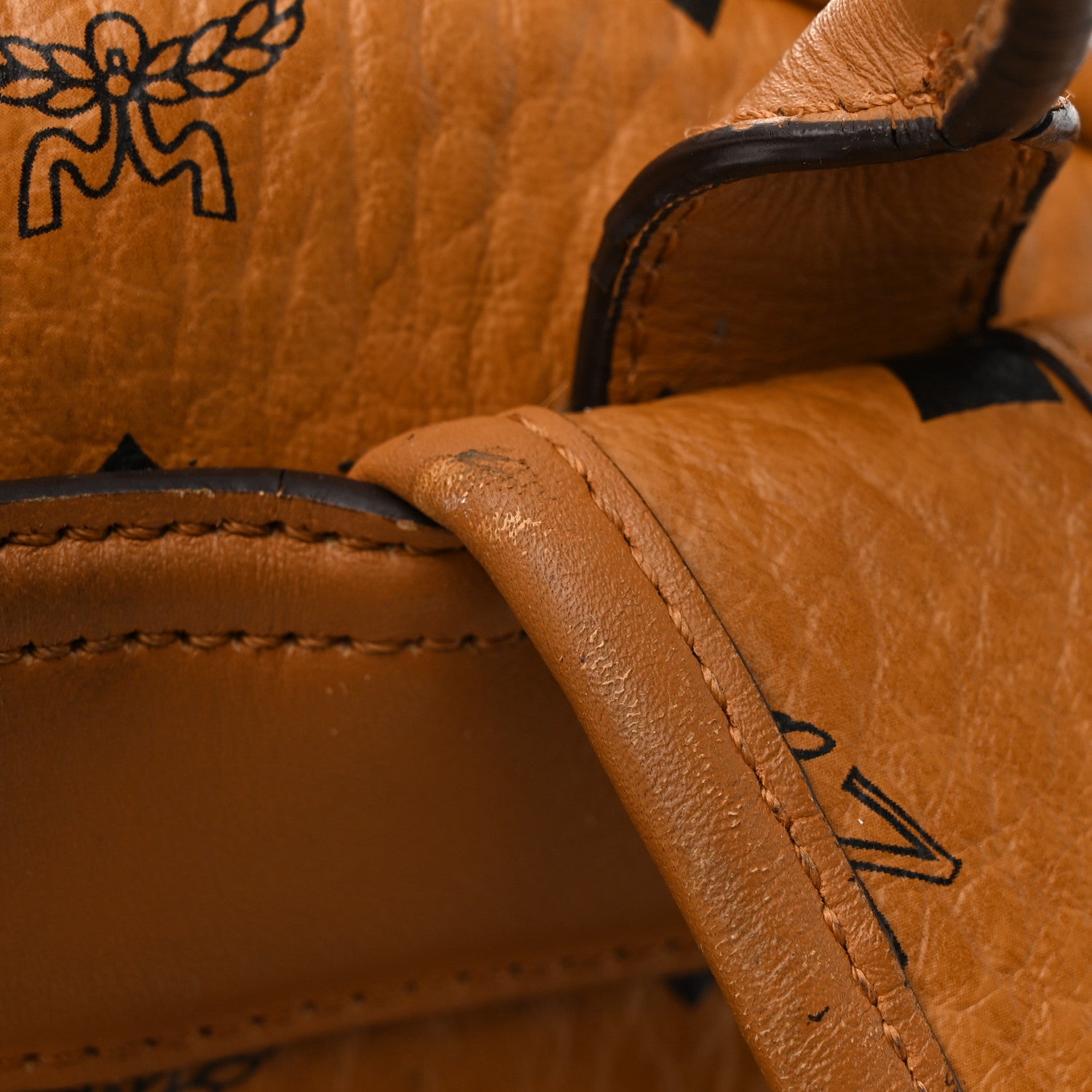 MCM X SAMBYPEN Visetos Small Stark Backpack Cognac 25 of 30