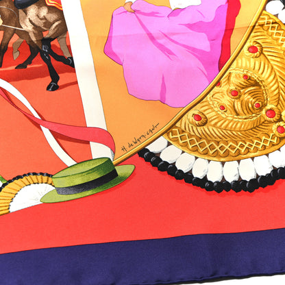 Hermes Silk Plaza De Toros Scarf 90 6 of 9